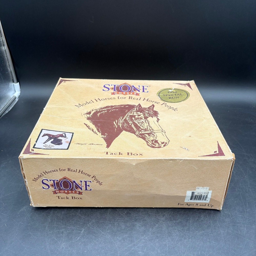 Peter Stone Model Horse Woody Sporthorse 1998 Special Run Woodgrain Jumping Log
